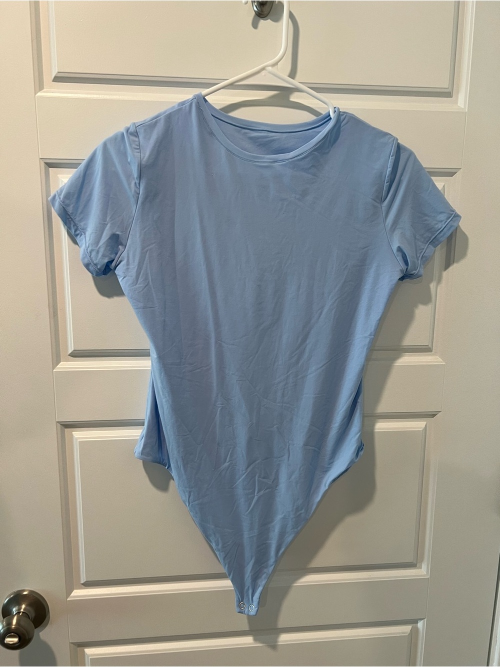 Auden Light Blue Short Sleeve Bodysuit